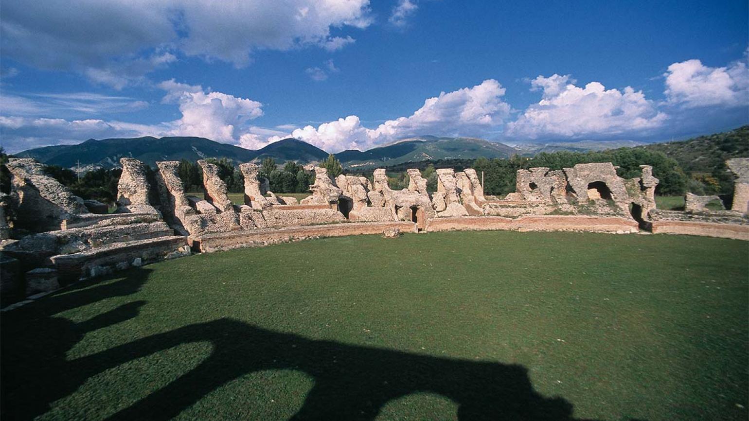 The Roman amphitheatre of L’Aquila, Amiternum
