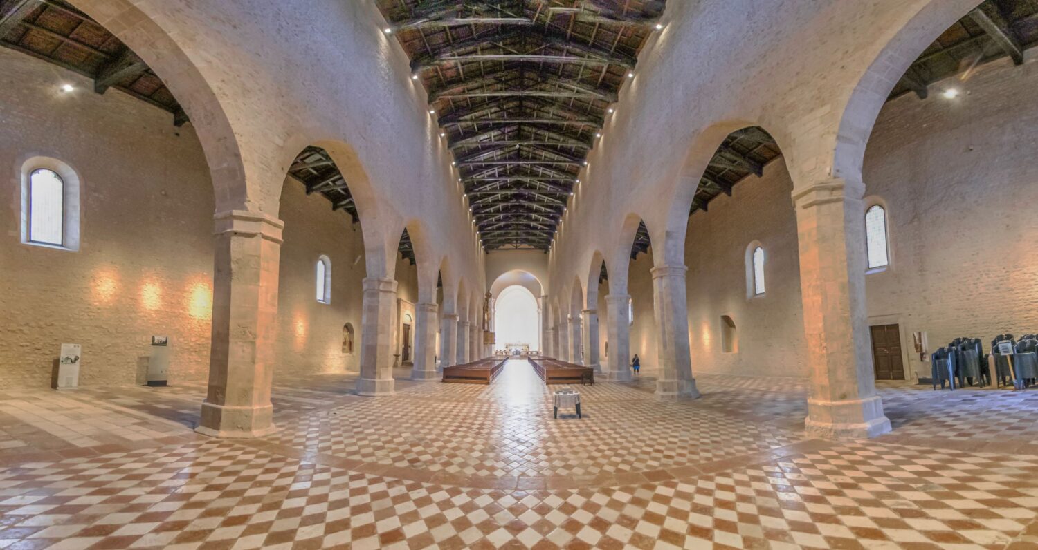 Interior of the Basilica of Collemaggio